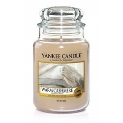 YANKEE CANDLE WARM CASHMERE duży słoik 623 g