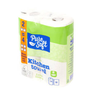 Ręcznik kuchenny Pure Soft 2 rolki 90 listków