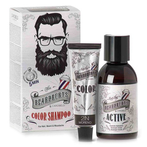 BEARDBURYS Szampon koloryzujący 2N – Czarny (30 ml + 45 ml)