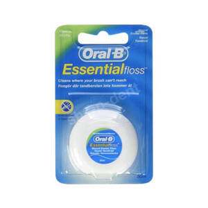 Oral-B Essential Floss woskowana miętowa nić dentystyczna 50 m