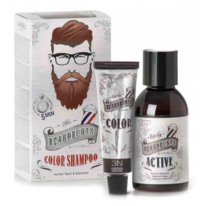 BEARDBURYS Szampon koloryzujący 3N – Ciemny Brąz (30 ml + 45 ml)