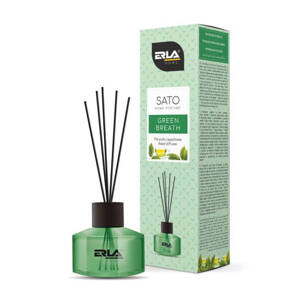 ERLA SATO GREEN BREATH - Patyczki zapachowe 50ml Zapach zielona herbata