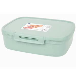 POJEMNIK NA OBIAD ŚNIADANIE LUNCHBOX z praktyczną przegródką 1,8 L zielony
