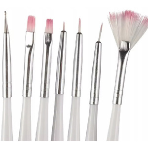 Pędzle do zdobień Zestaw 7 szt pędzelki