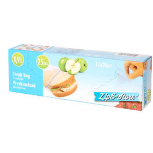 Woreczki strunowe Excellent Houseware Zip&store 0,9 l 25 sztuk