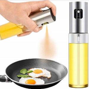 Rozpylacz oleju oliwy do smażenia Spray Szklana Butelka z dozownikiem 100ml