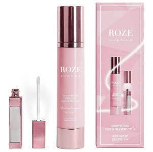 Roze Avenue Leave In & Lipgloss Duo zestaw EKSKLUZYWNY PREZENT UPOMINEK
